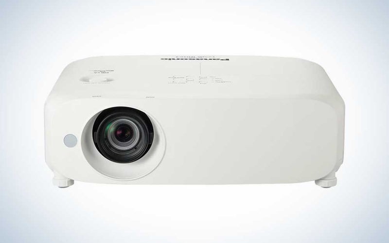 white Panasonic PT-VZ580U 5000-Lumen WUXGA 3LCD Projector